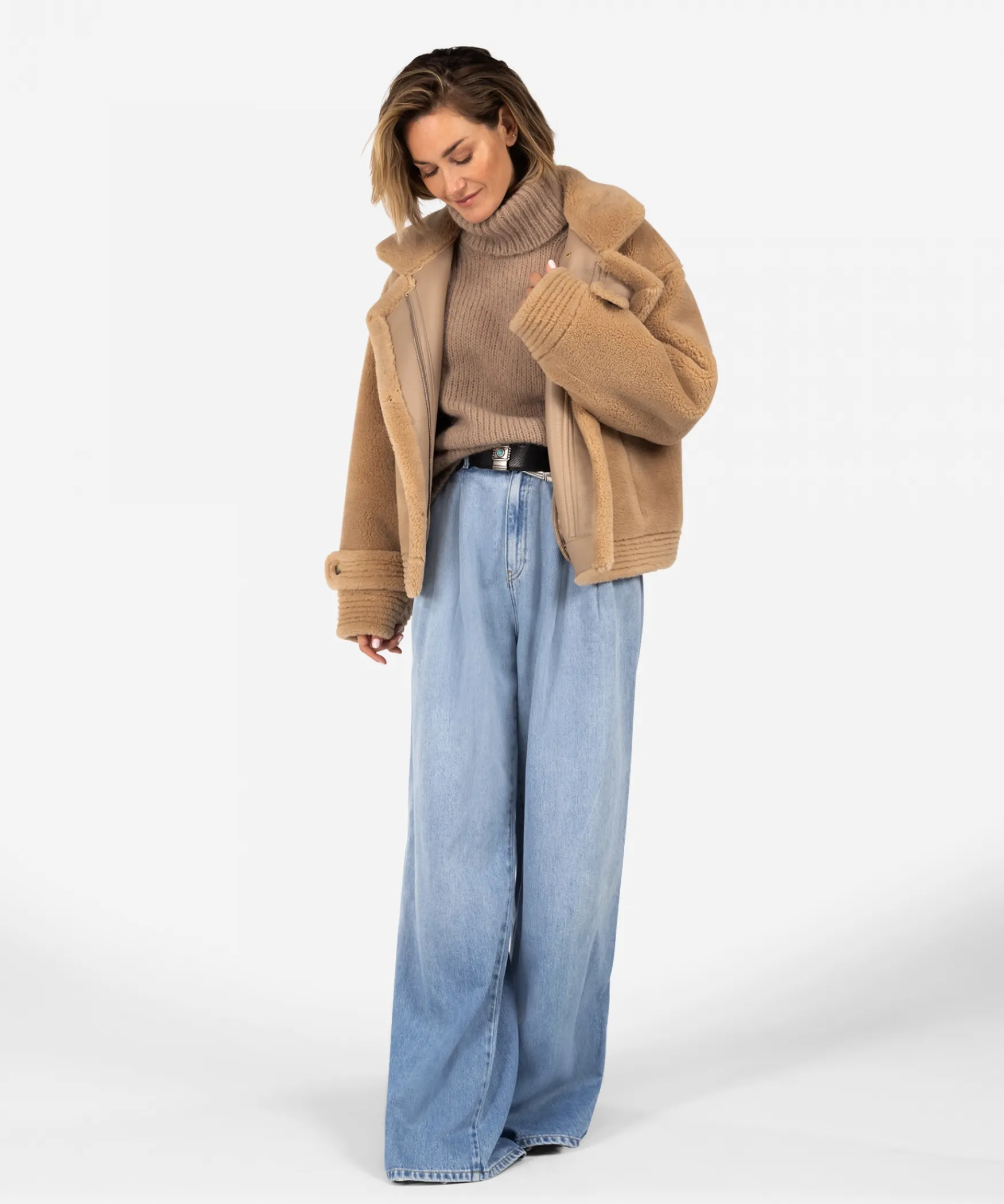 IBANA Chris | CAMEL< Faux Fur