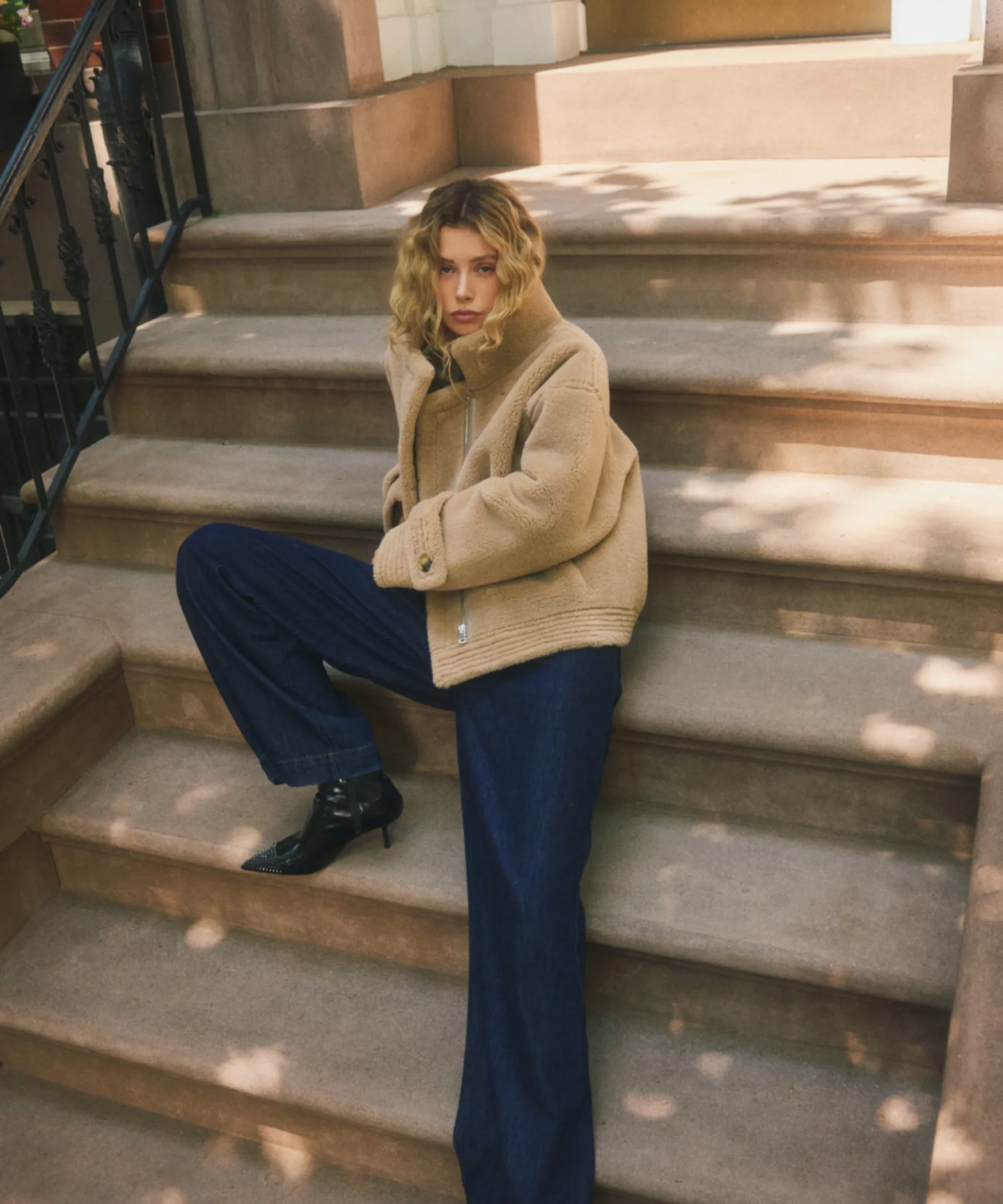 IBANA Chris | CAMEL< Faux Fur