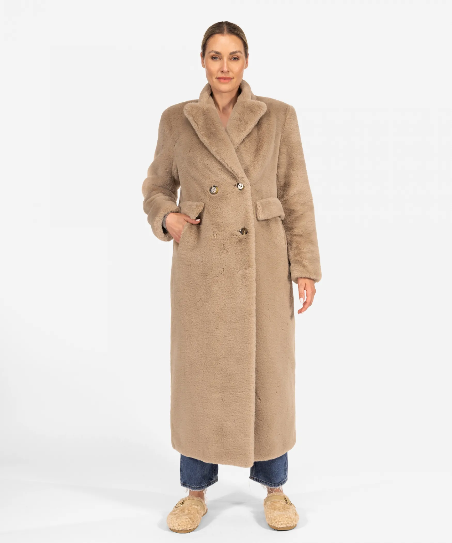 IBANA Clara | Beige< Faux Fur