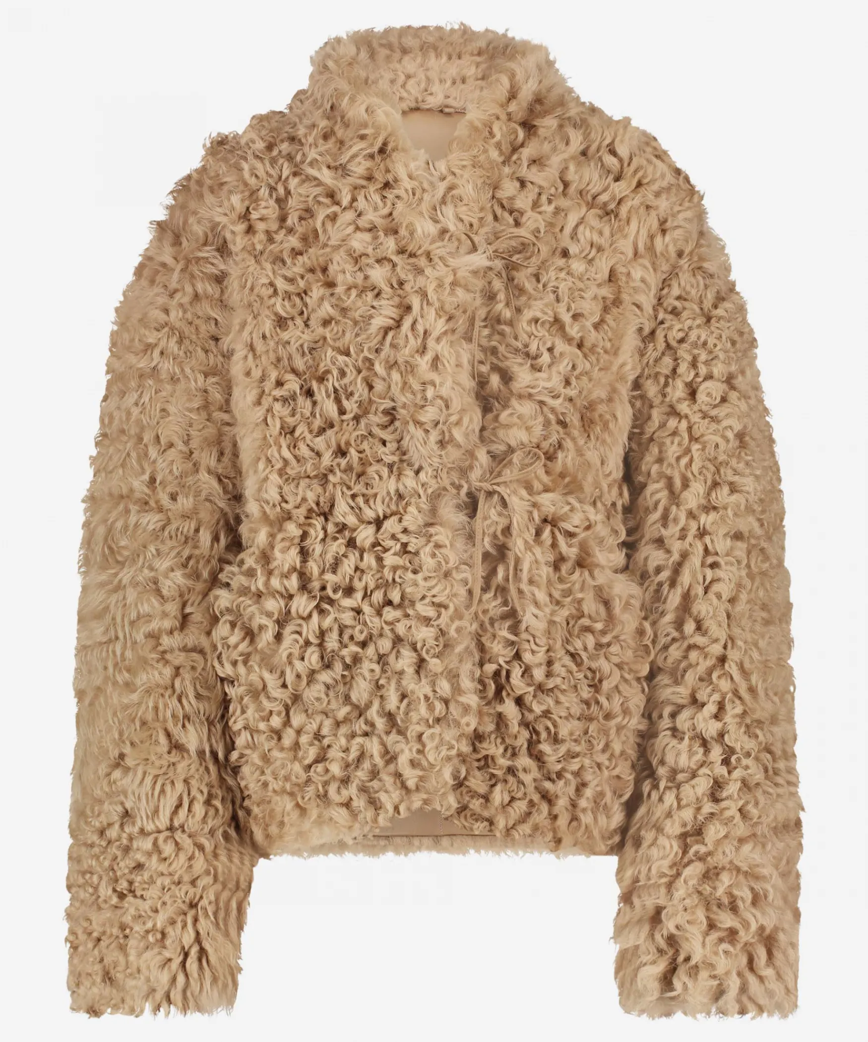 IBANA Curly | Beige< Leren Jassen | Lammy