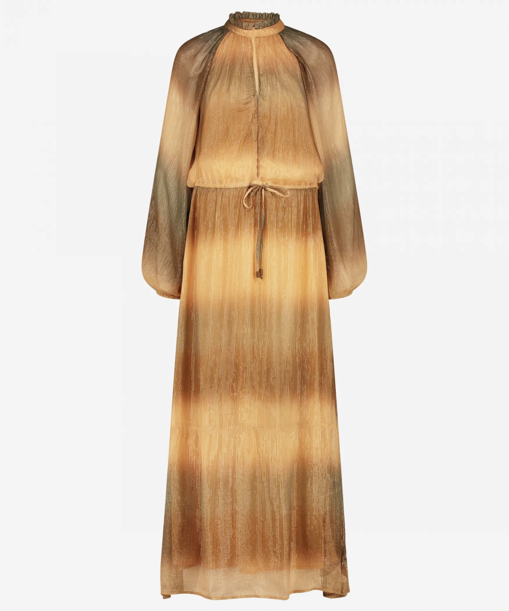 IBANA Diona Lurex | Neutral Ombre Print< Maxi Jurken