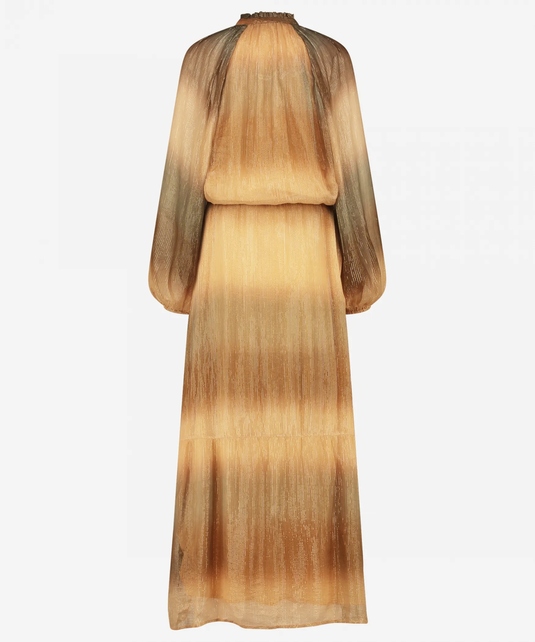 IBANA Diona Lurex | Neutral Ombre Print< Maxi Jurken