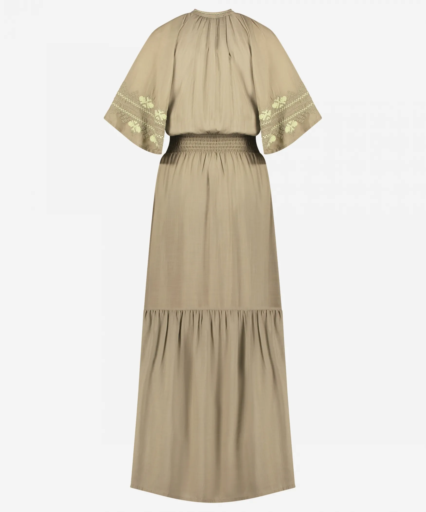 IBANA Donia | MOSS GREEN< Maxi Jurken
