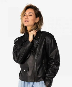 IBANA Jioya | Black< Leren Jassen