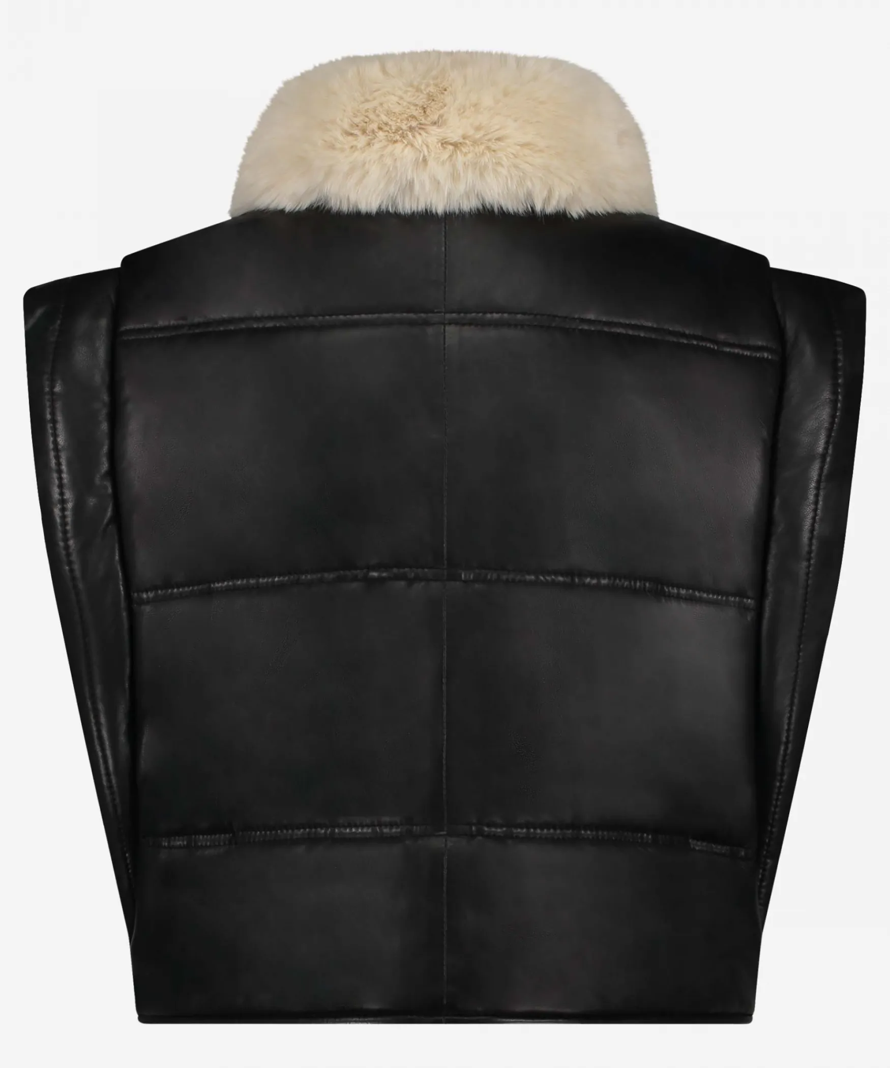 IBANA Joelle | Black< Gilet | Gewatteerd
