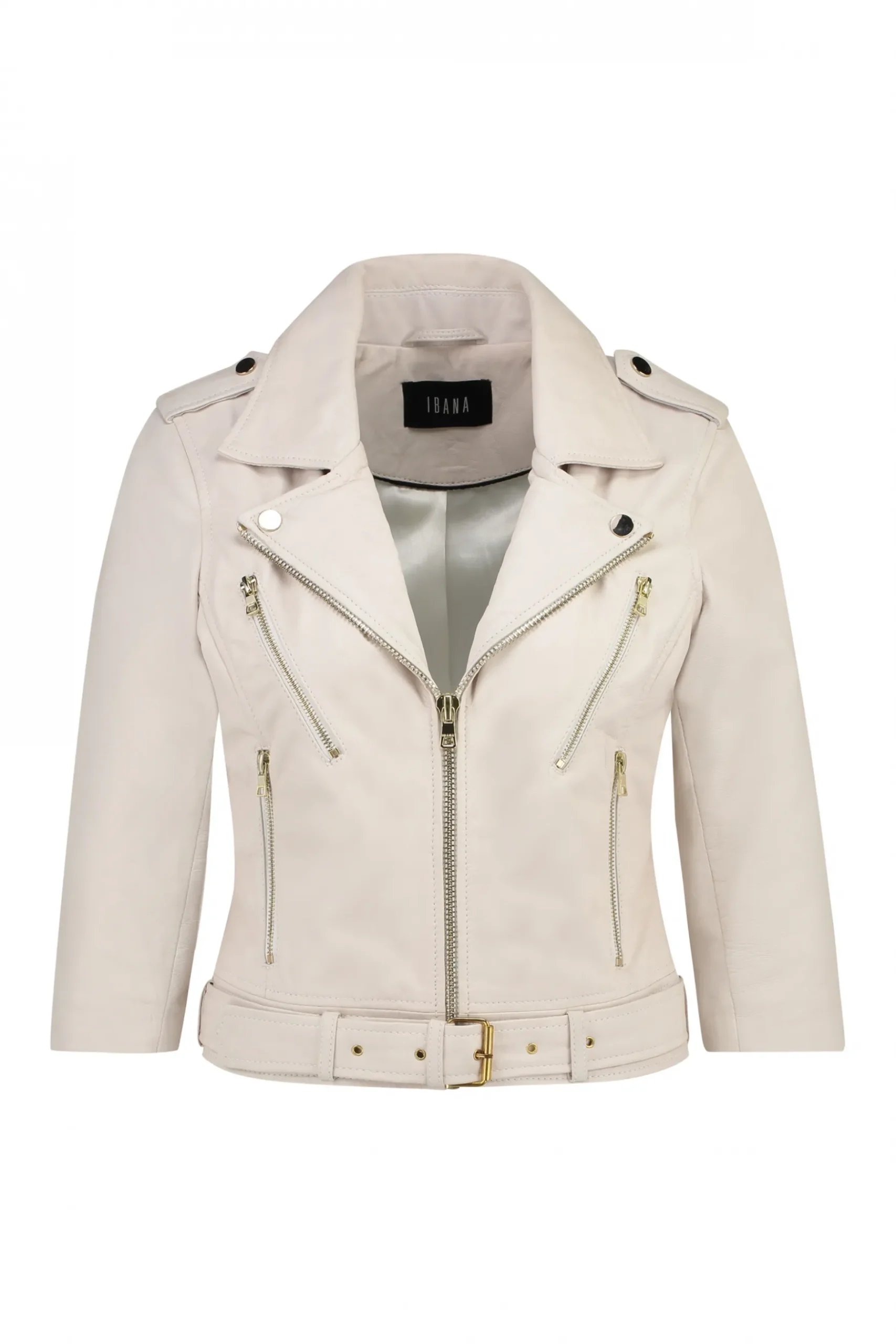 IBANA KATE MOSS | NEW WHITE< Leren Jassen