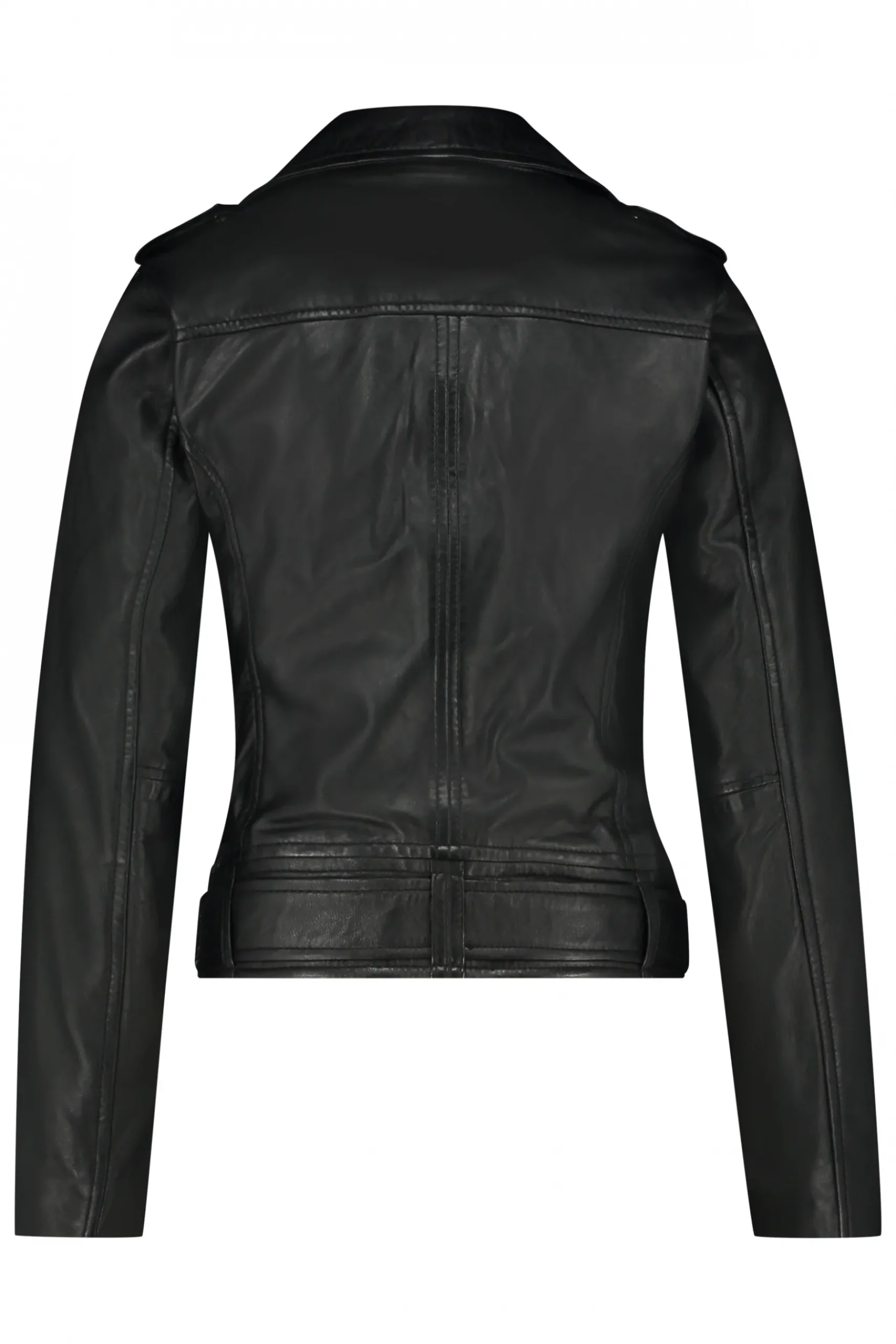 IBANA MOSS | Black< Leren Jassen