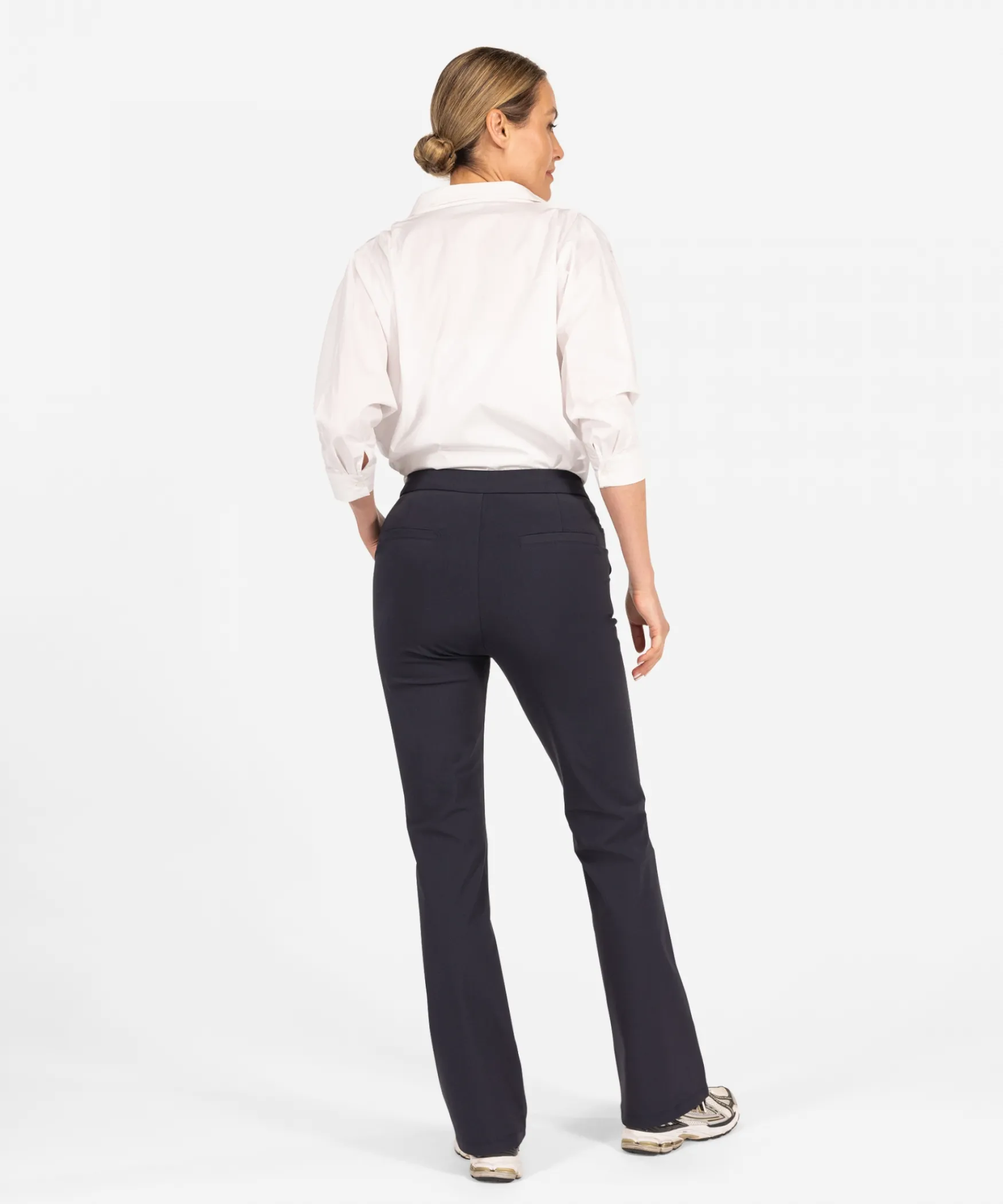 IBANA Pasil | Midnight Blue< High Waist | Flared