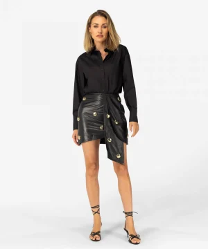 IBANA Sigilia with studs | < Mini Shorts En Rokken | Leren Shorts En Rokken