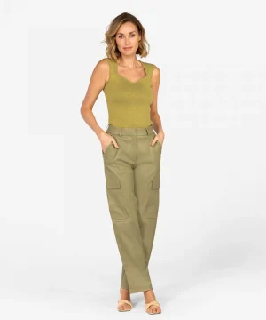 IBANA Trella | MOSS GREEN< Tops
